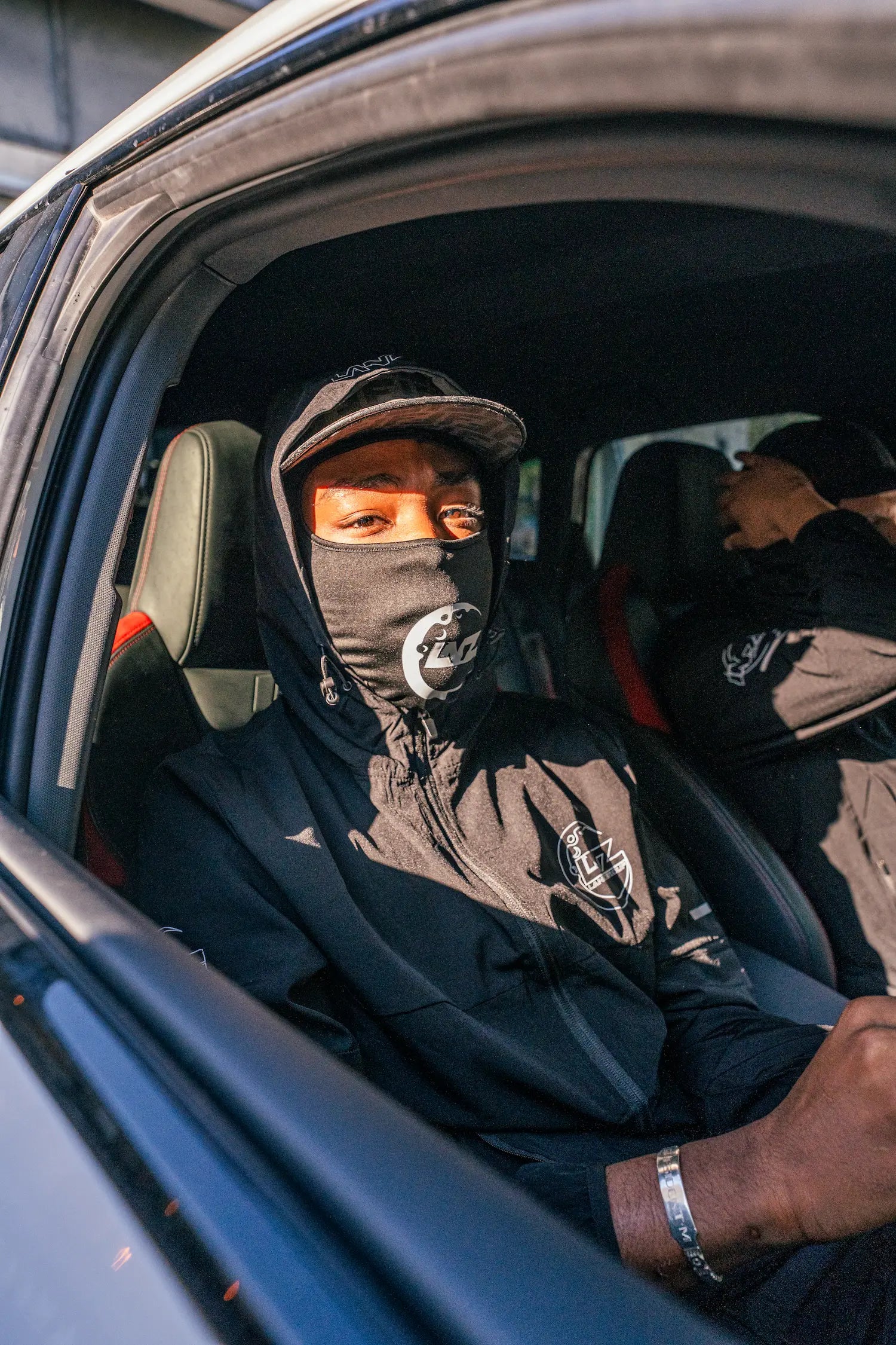 Cagoule Signature Lanezo — Noir